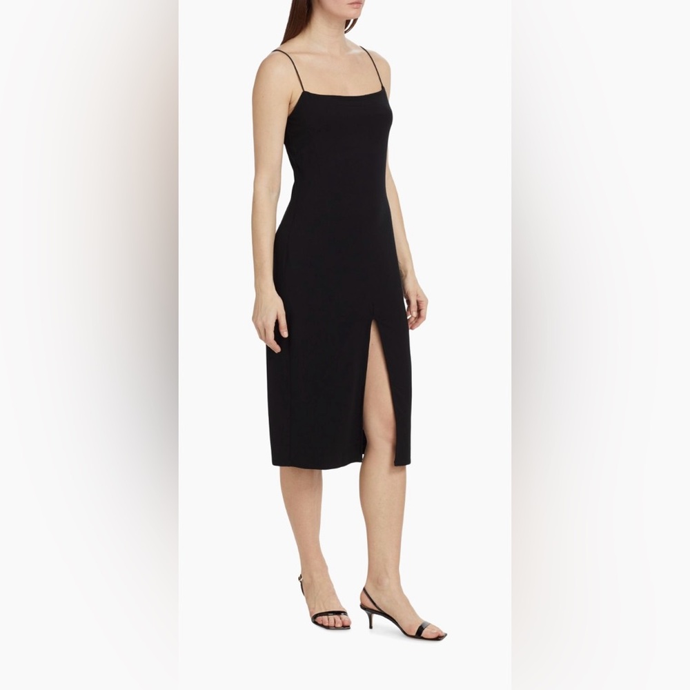 Reformation Pavia Knit Sleeveless Midi-Dress in Black Size Large NWT